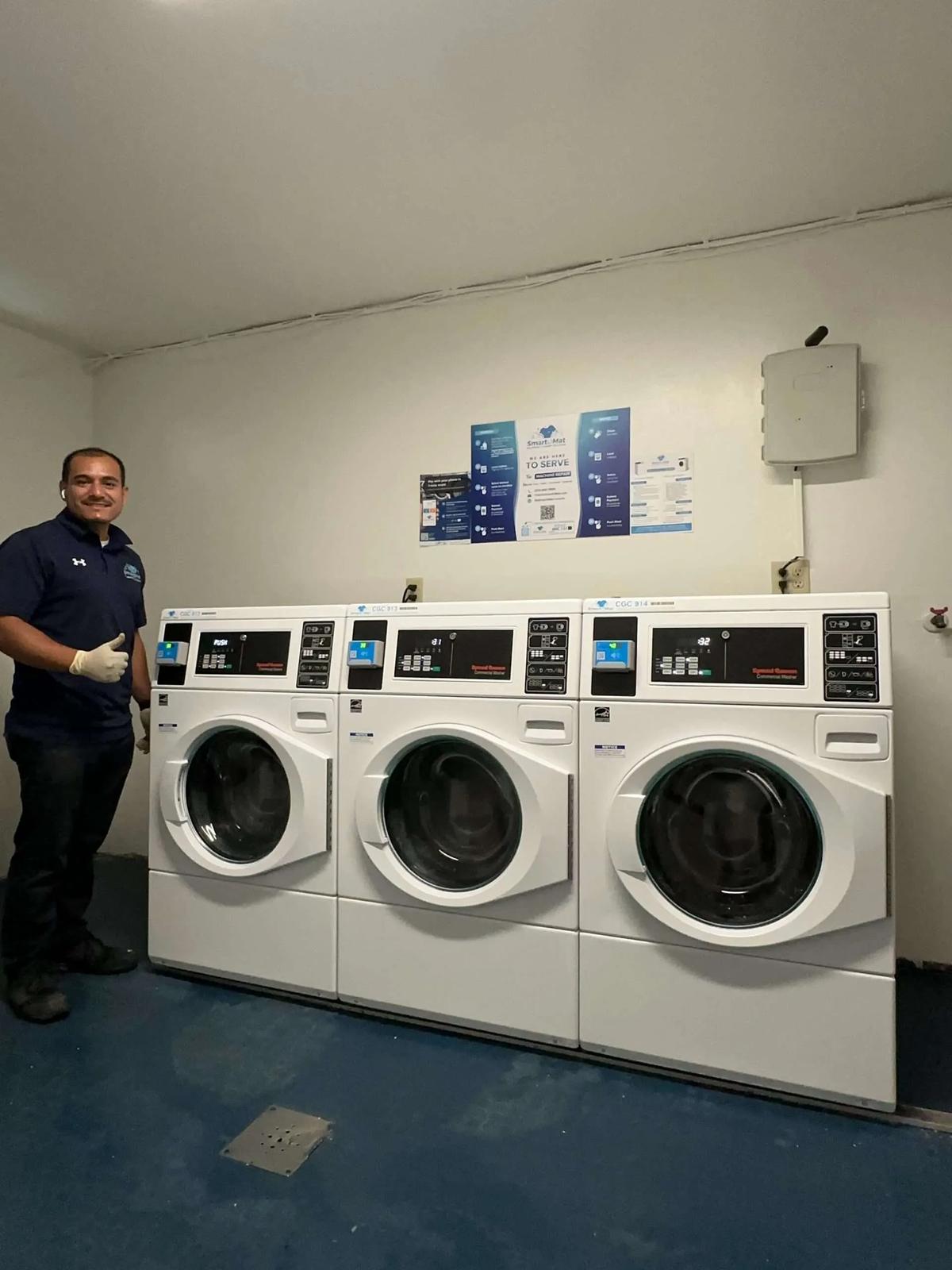 Apartment laundry rooms, handled — across California & Arizona